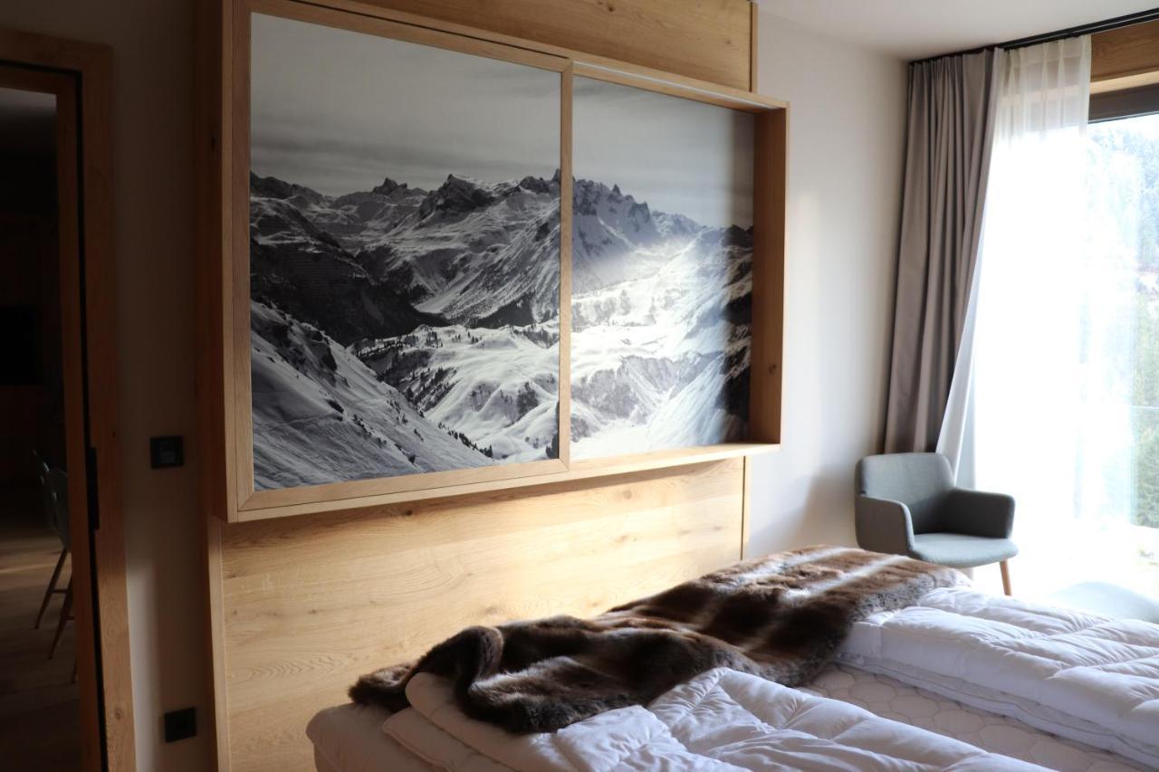 Alpinresortarlberg 1495 - Garni - Fruhstuck In Der Suite Schröcken Esterno foto